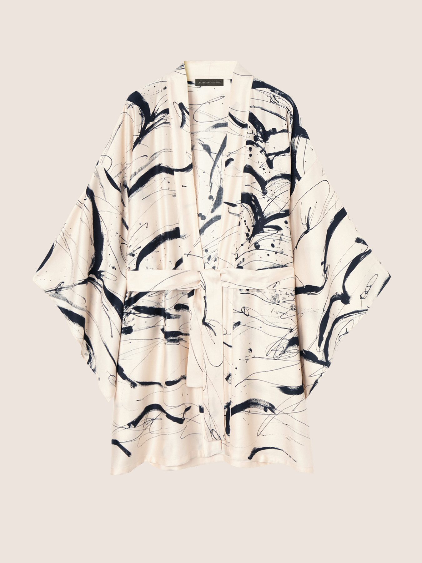Kimono imprim&eacute; Lisa Von Tang pour Elena Miro image number 2