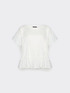 T-shirt con volant al fondo image number 4
