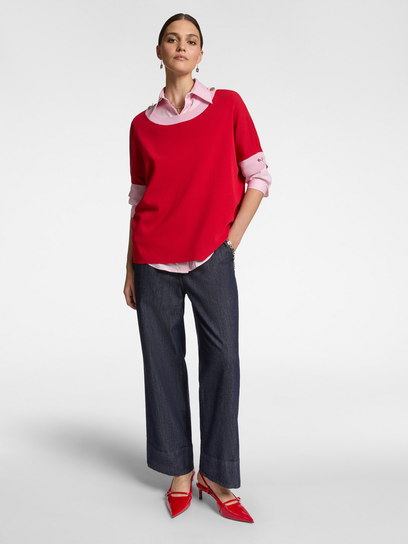 Jeans 5 tasche mariniere, "Mary" image number 0