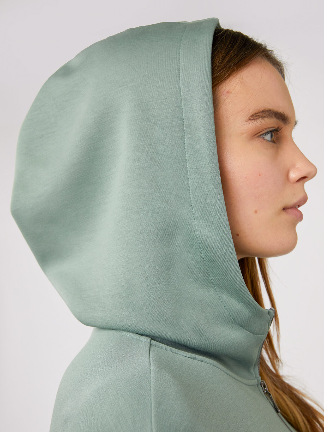 Felpa in modal con cappuccio image number 3