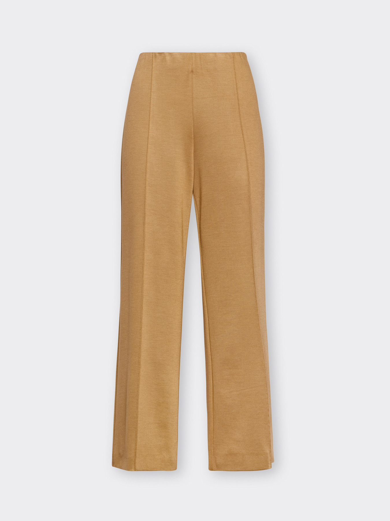 Viscose blend jersey trousers image number 4