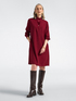 Robe en cady avec col montant image number 2