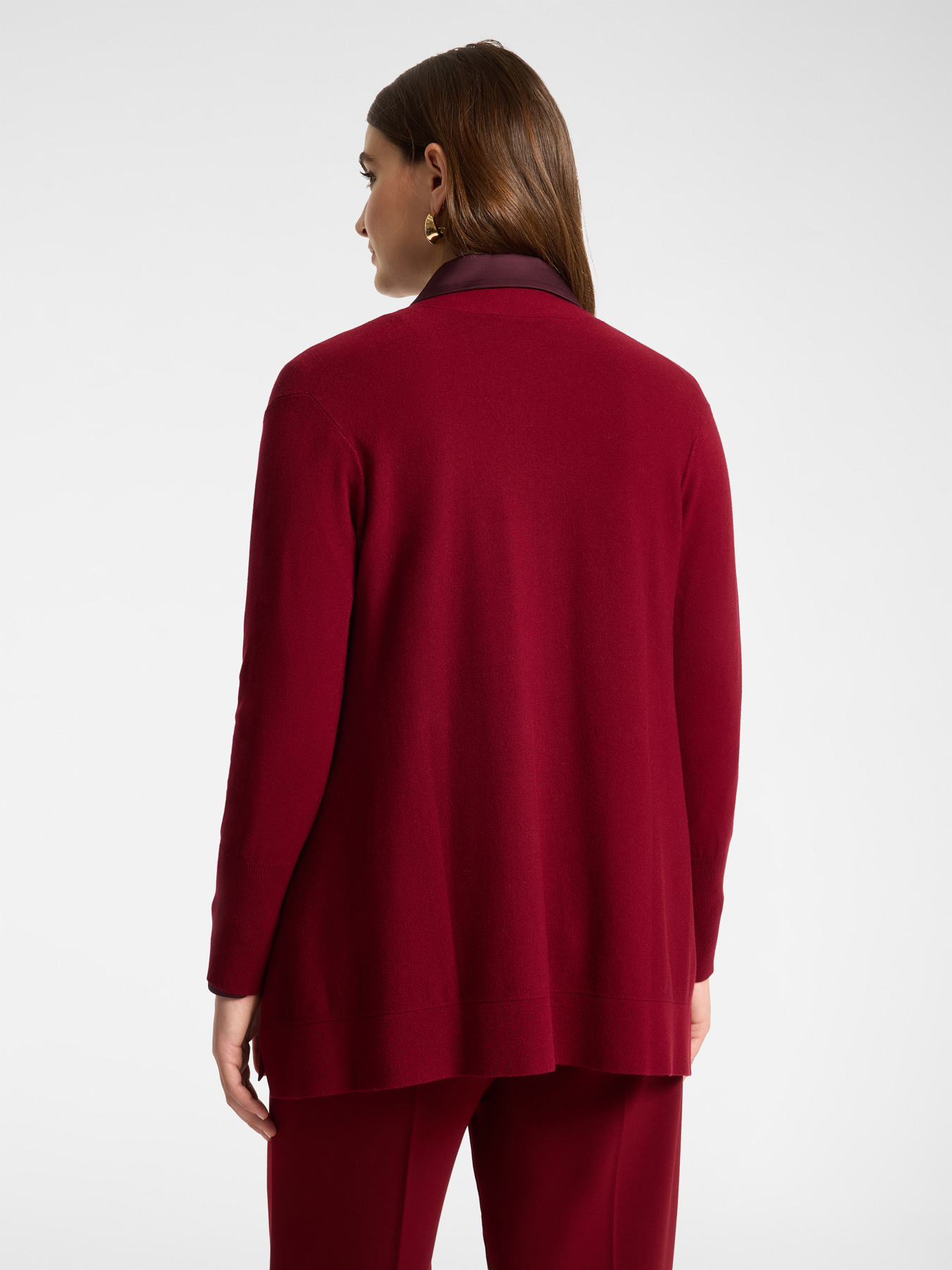 Cardigan in viscosa comfort image number 1