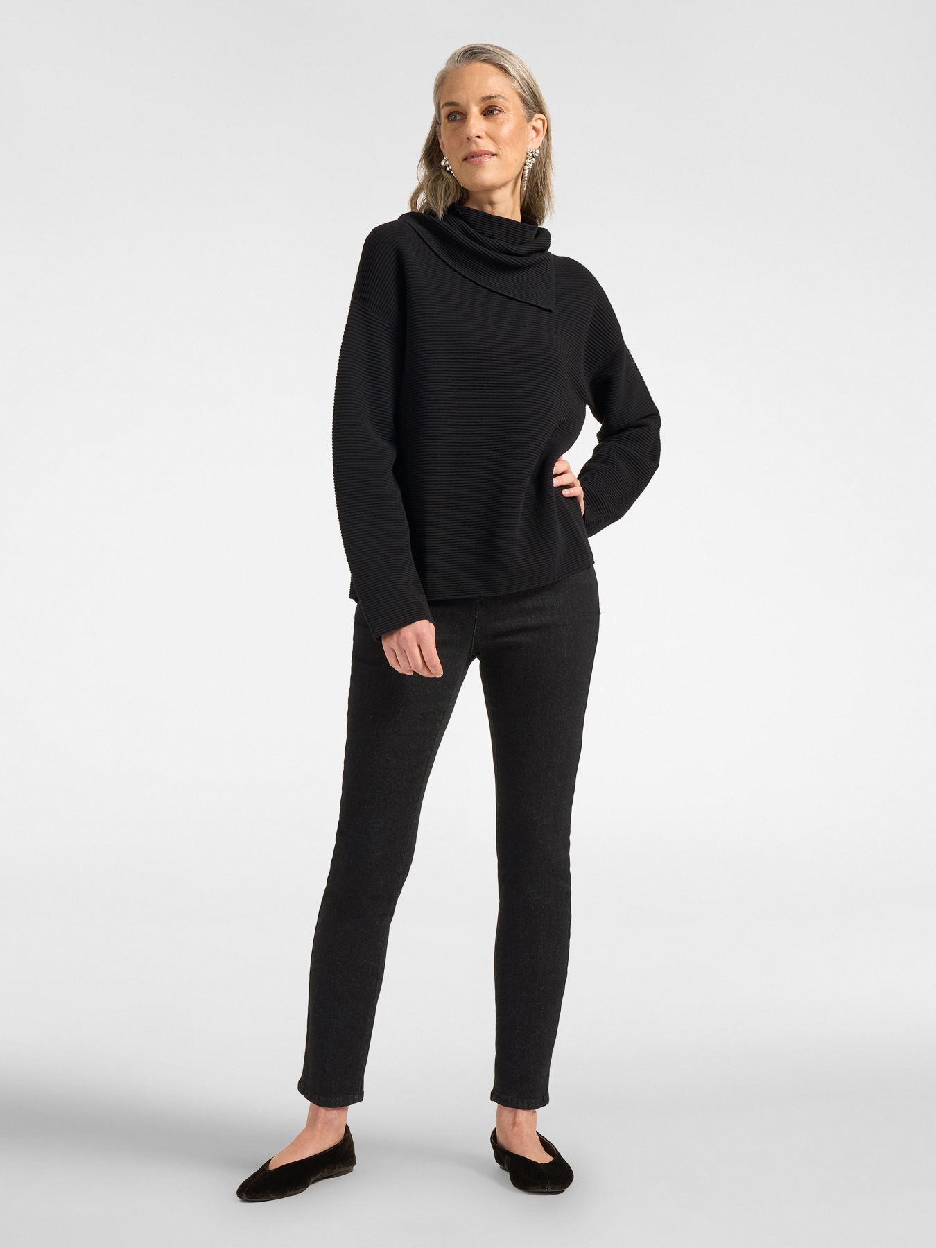 Pull avec col amovible image number 2