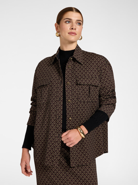 Chemise surchemise en jacquard
