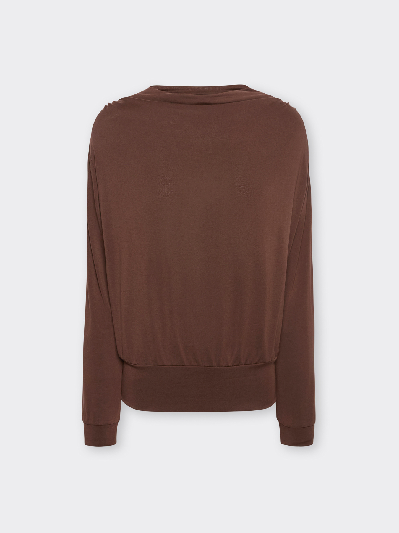 Modal-Mix-T-Shirt mit U-Boot-Ausschnitt image number 4
