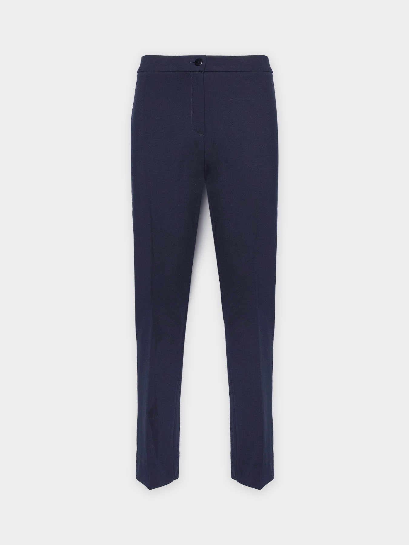 Slim-fit trousers in Milanese stitch image number 4