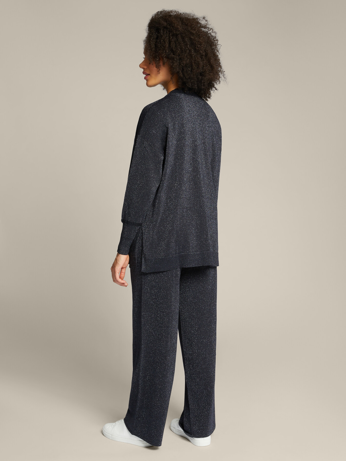 Cardigan aus Lurex-Viskose Ecovero™ image number 2