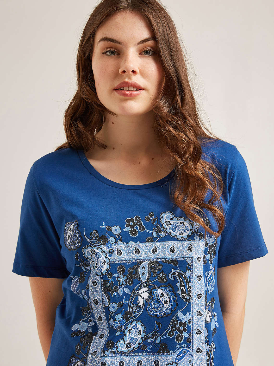 Elenamiro: T-Shirt mit Aufdruck_1