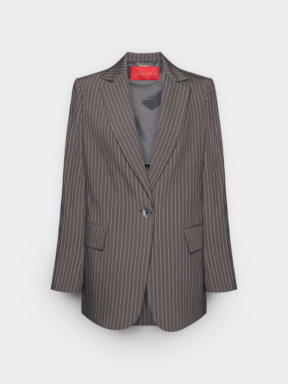 Blazer &agrave; rayures