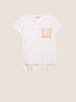 T-shirt "Leisure Chic" con tasca in pizzo image number 3