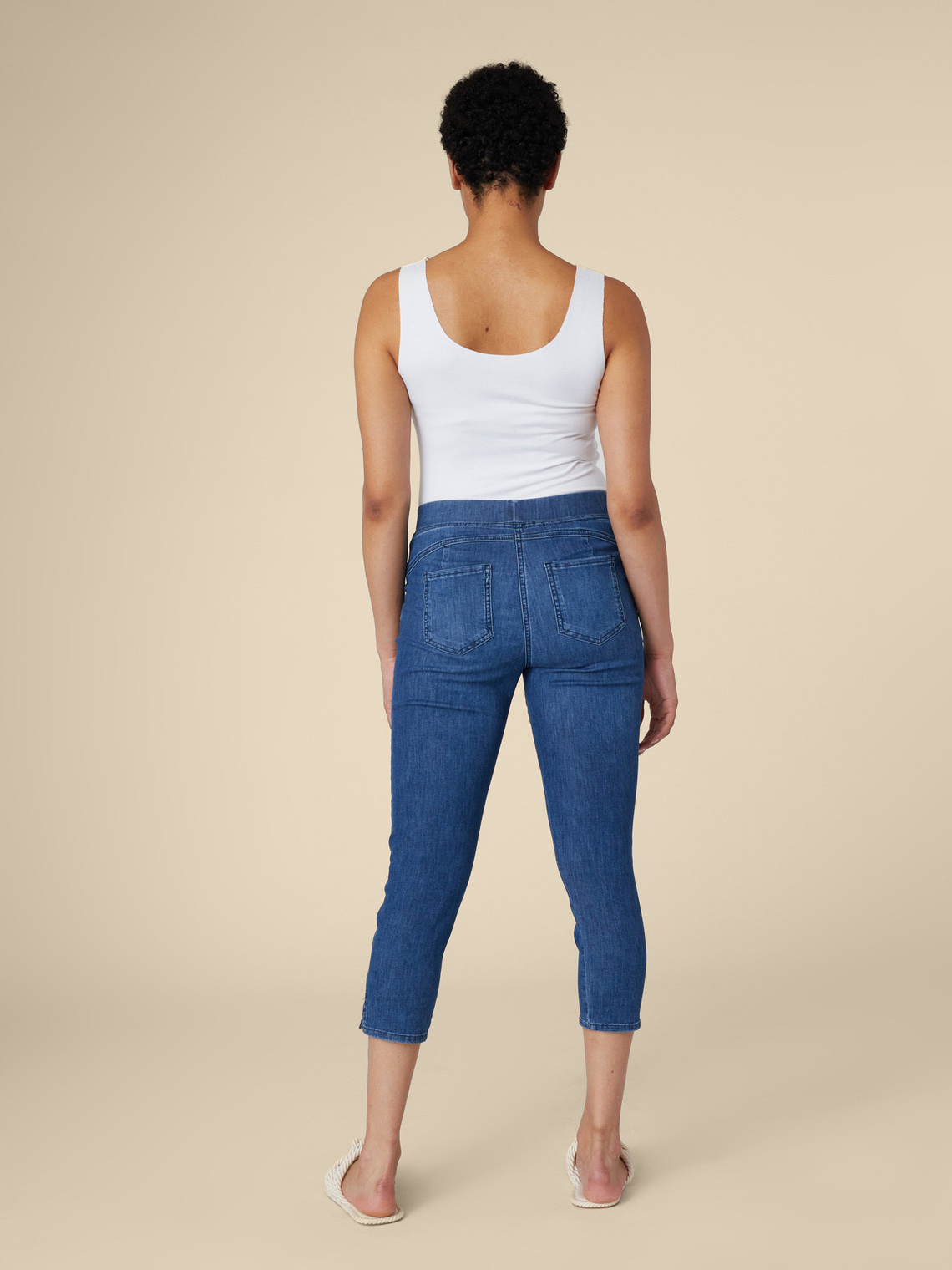 Denim capri jeggings 6.75 OZ - Elena 