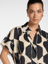 Printed cotton muslin shirt image number 2
