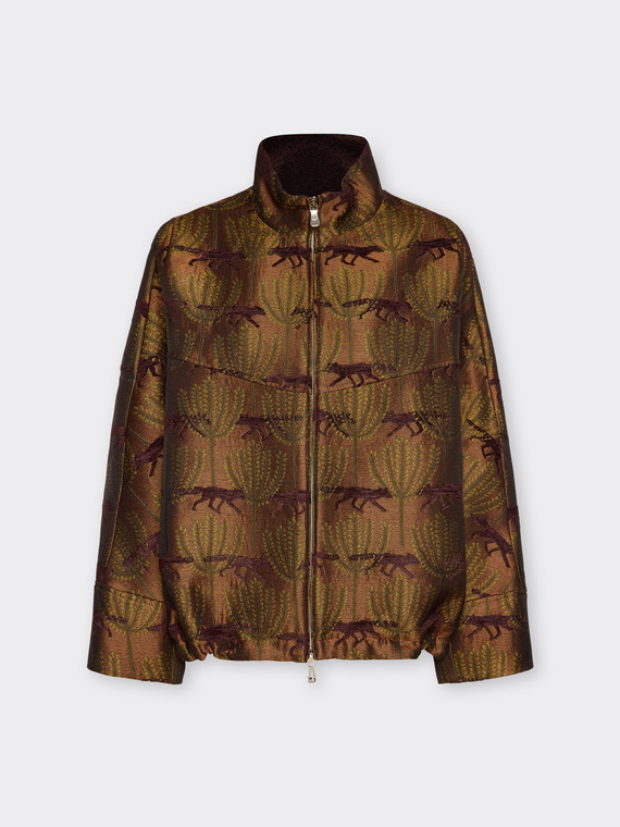 Jacke aus Jacquard-Stoff