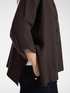 Poncho em malha com gola polo image number 3