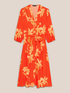 Elegant printed chemisier dress image number 3