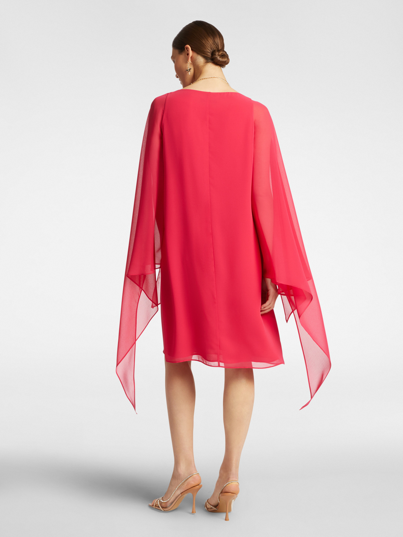 Elegantes Kleid mit Cape image number 1