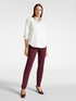 Slim fit trousers in Milano stitch image number 0
