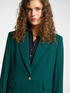 Blazer monopetto in tessuto cr&ecirc;pe image number 3