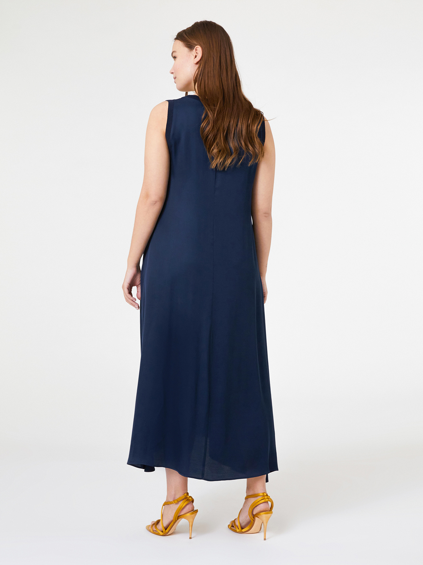 Vestido comprido de evas&eacute; image number 2