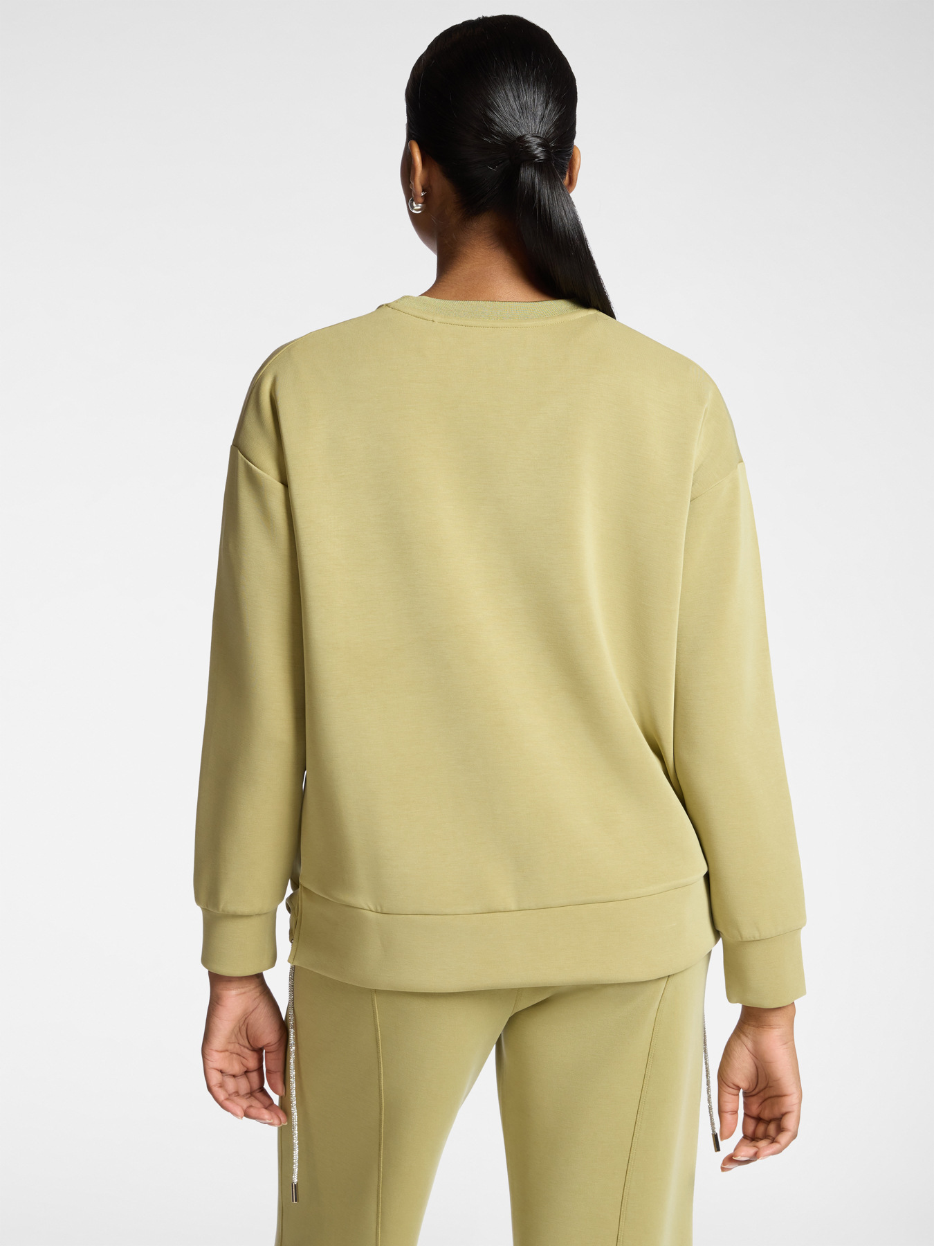 Sweatshirt aus Scuba mit Monogramm-Logo image number 1