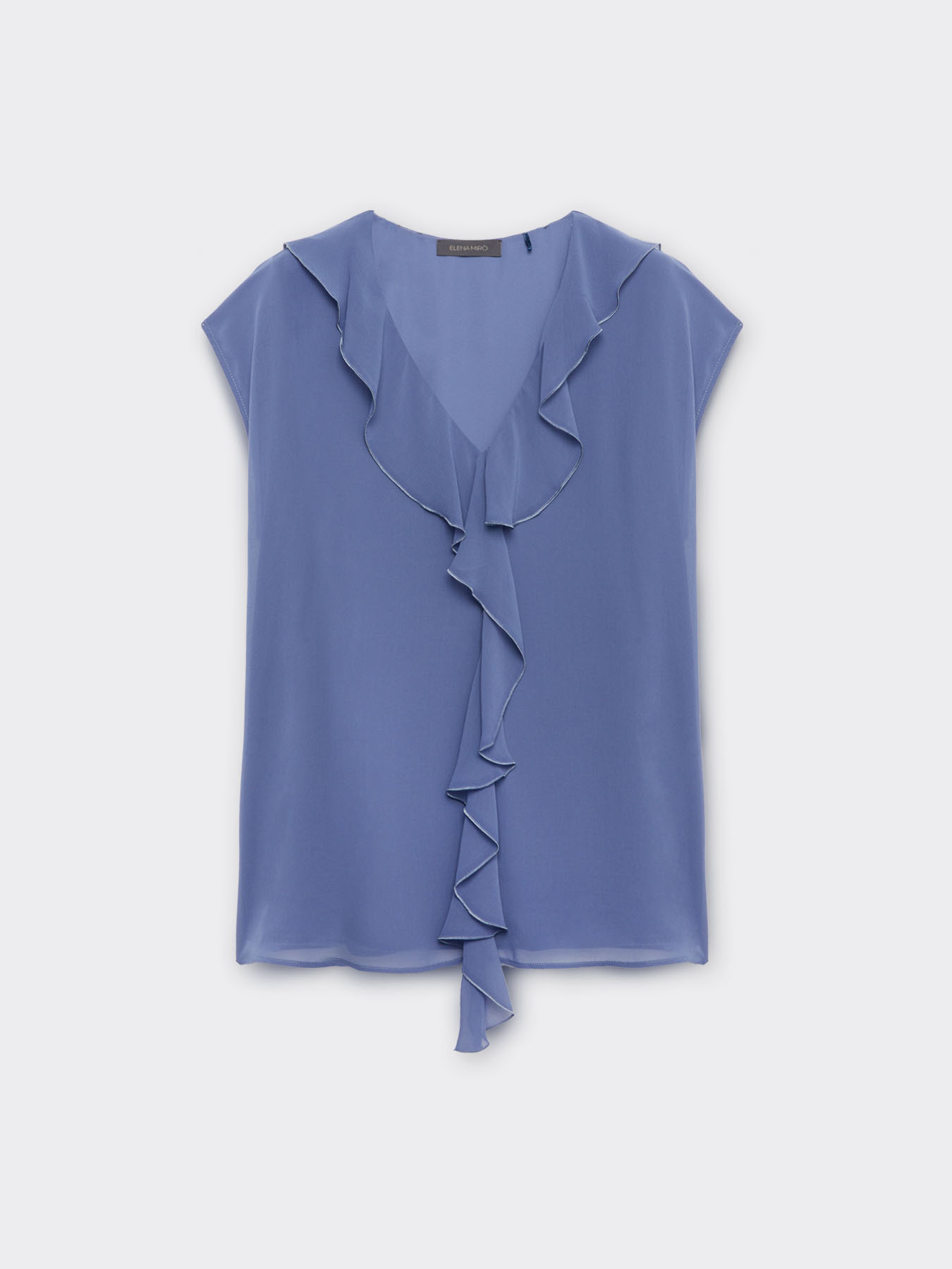 Blouse manches courtes avec jabot image number 4