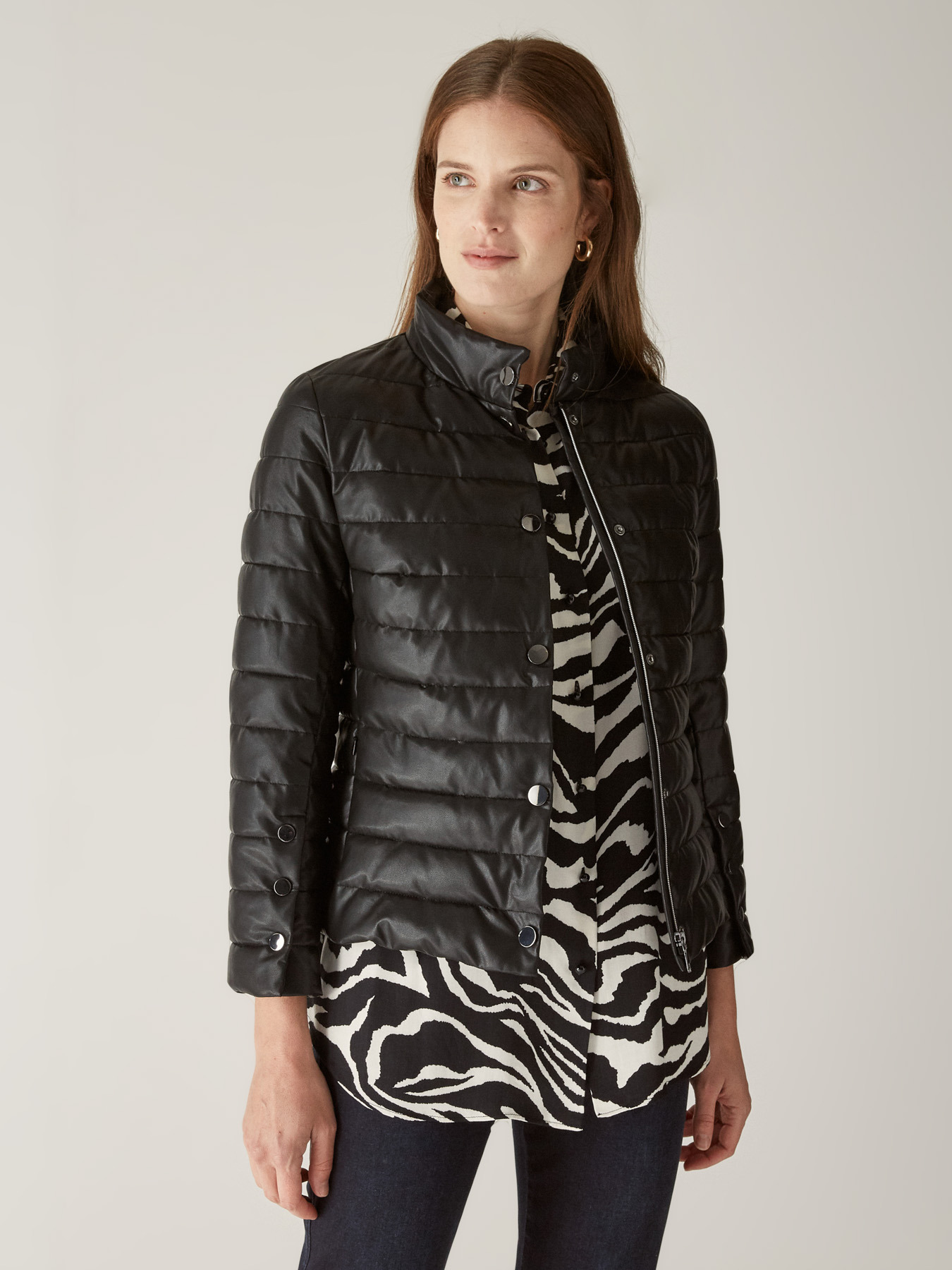 Giubbotto trapuntato in similpelle image number 2