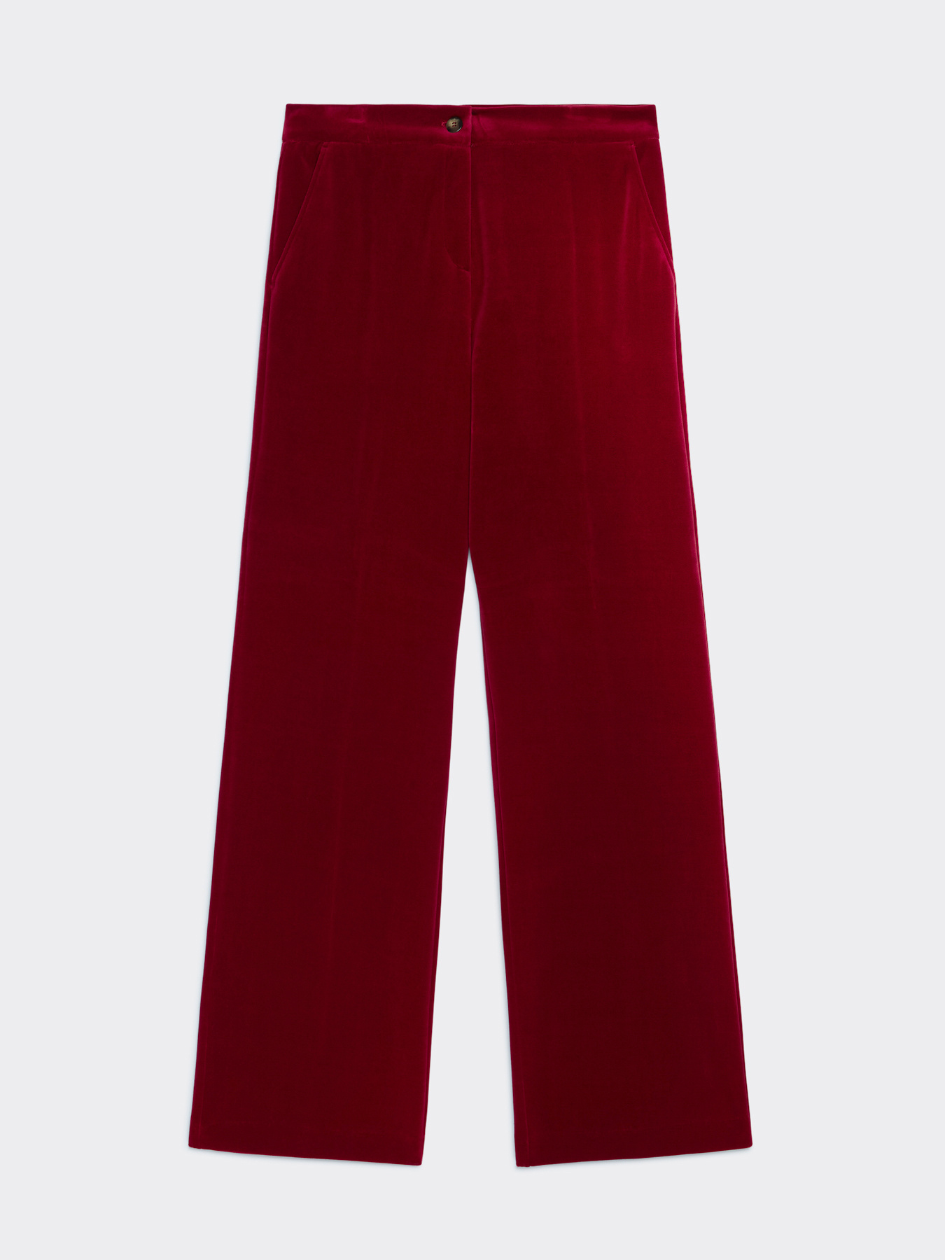 Velvet men&rsquo;s cut trousers image number 4