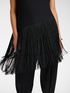 Envers satin top with fringes image number 3