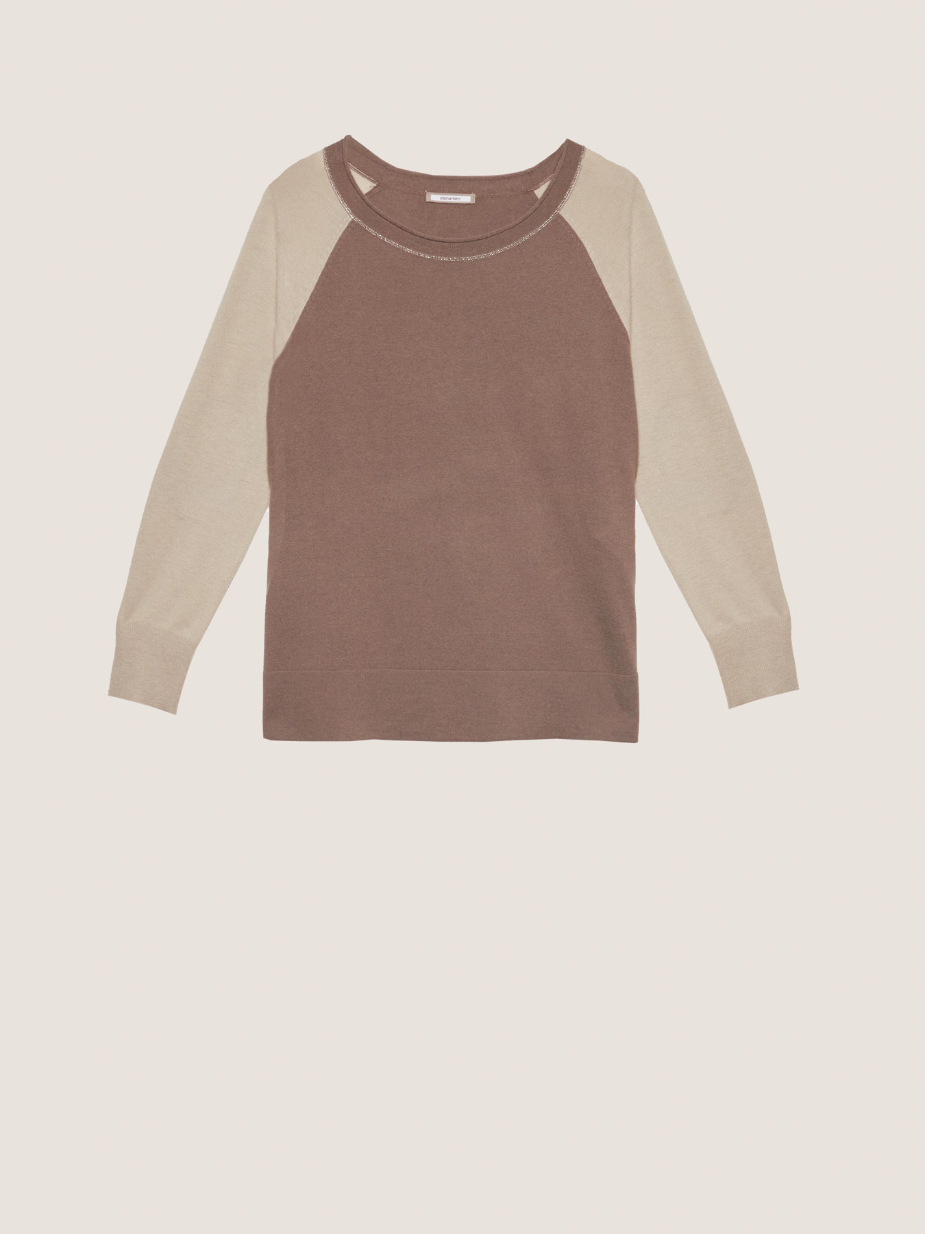 TWO-TONE SWEATER image number 4