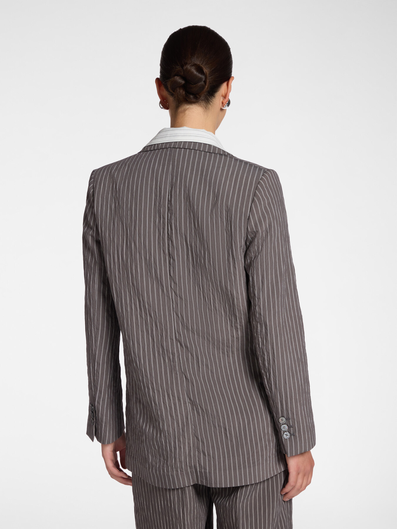 Pinstripe blazer image number 1