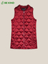 Long quilted nylon waistcoat image number 4