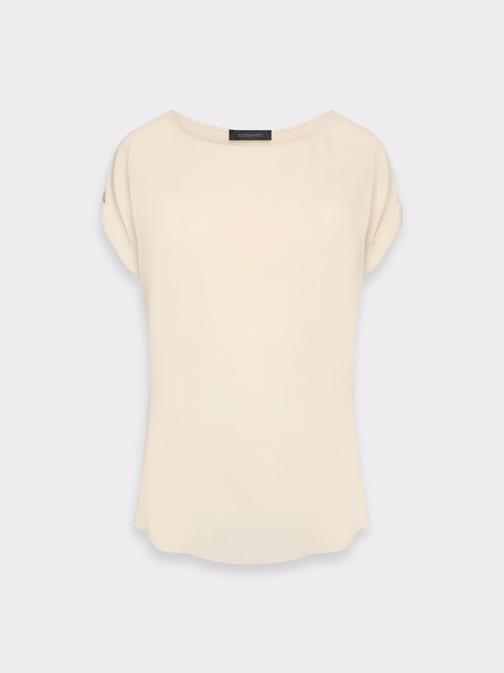 Blusa de crep&eacute; de China