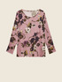 Elenamiro: Blusa de cetim floral_8