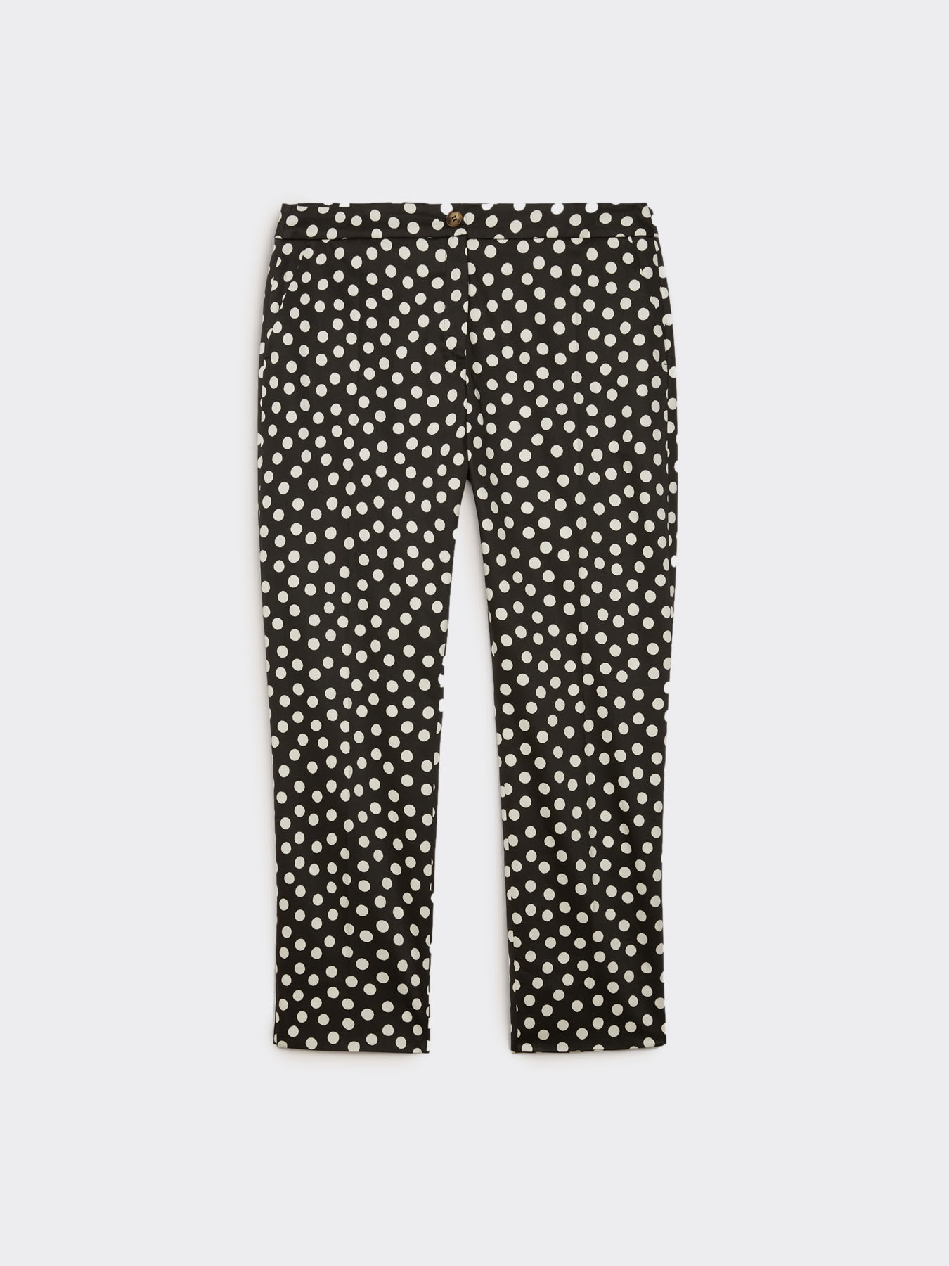 Pantalones de raso estampado image number 4