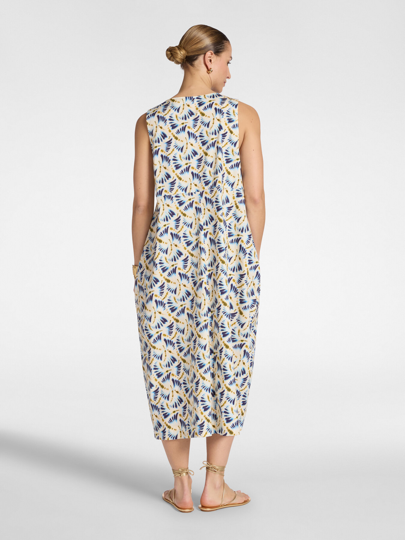 Printed long dress image number 1