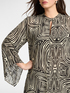 Lange bedruckte Bluse aus Viskose image number 3