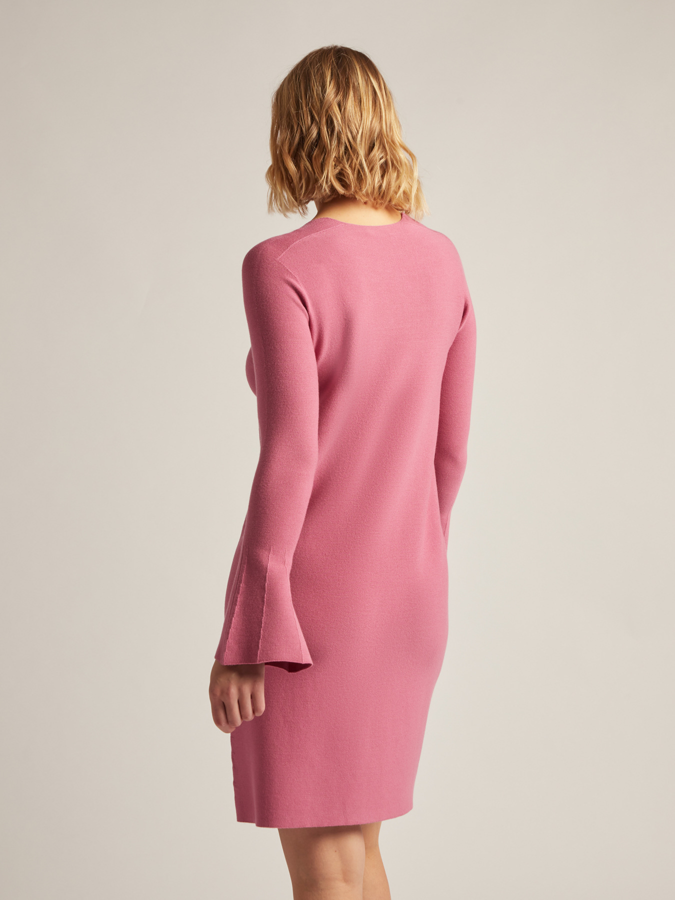 Viscose dress with flared cuffs image number 1