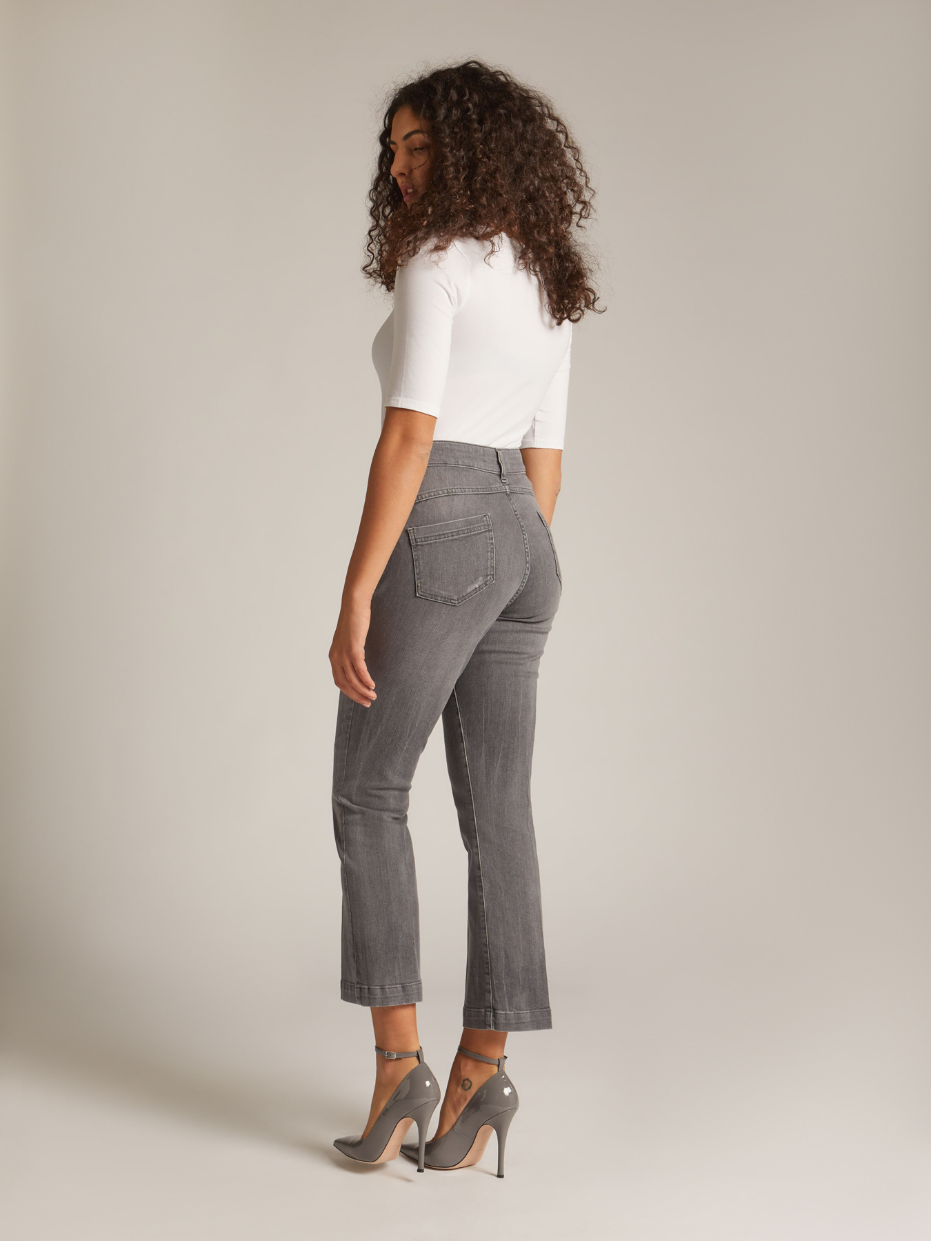 KICK FLARE JEANS, STRETCH DENIM 9.5 OZ image number 1