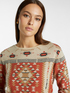 Ethnic patterned sweater image number 3