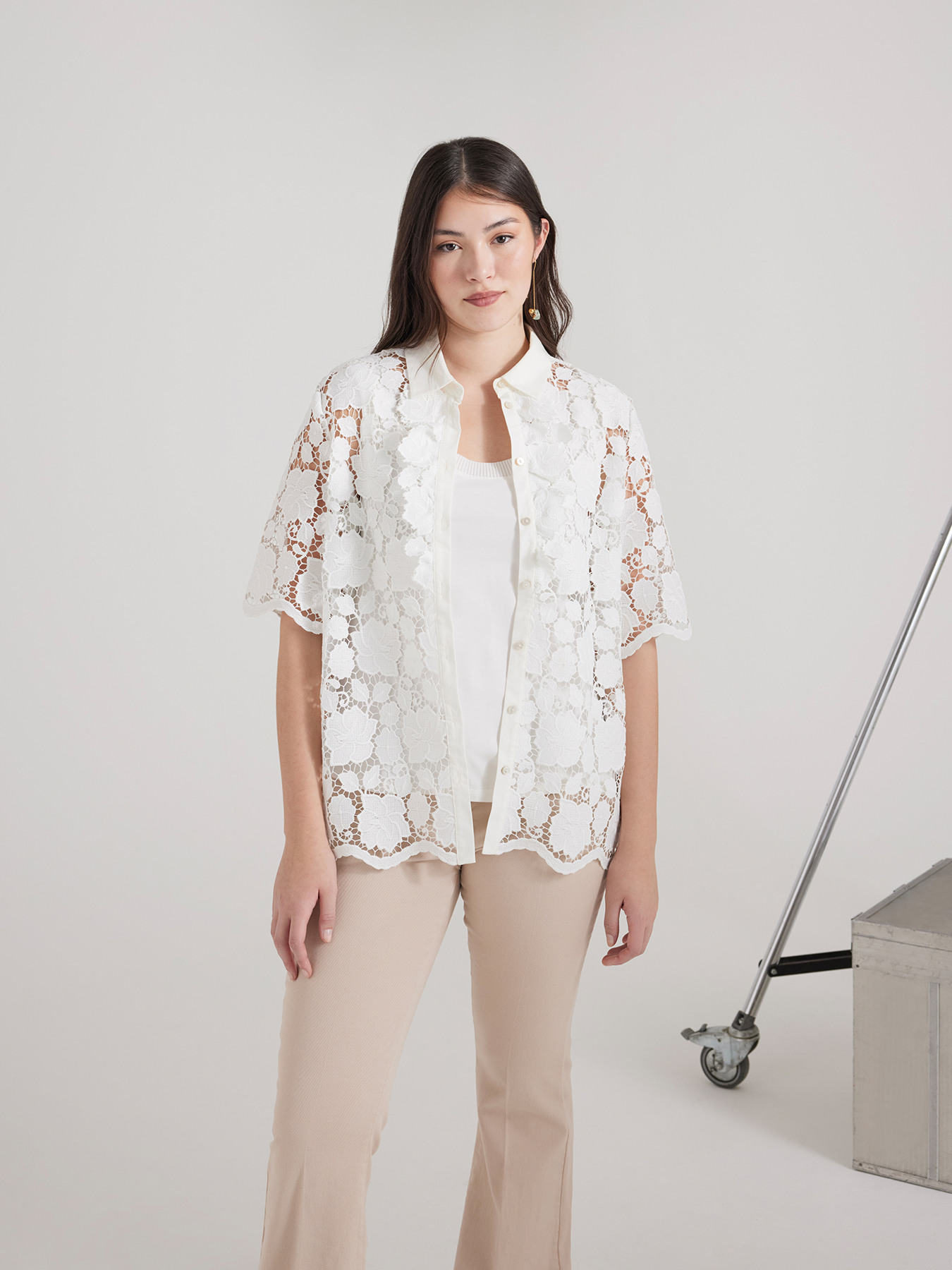 Macramé shirt image number 0