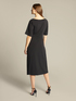Jersey dress with side knot image number 1