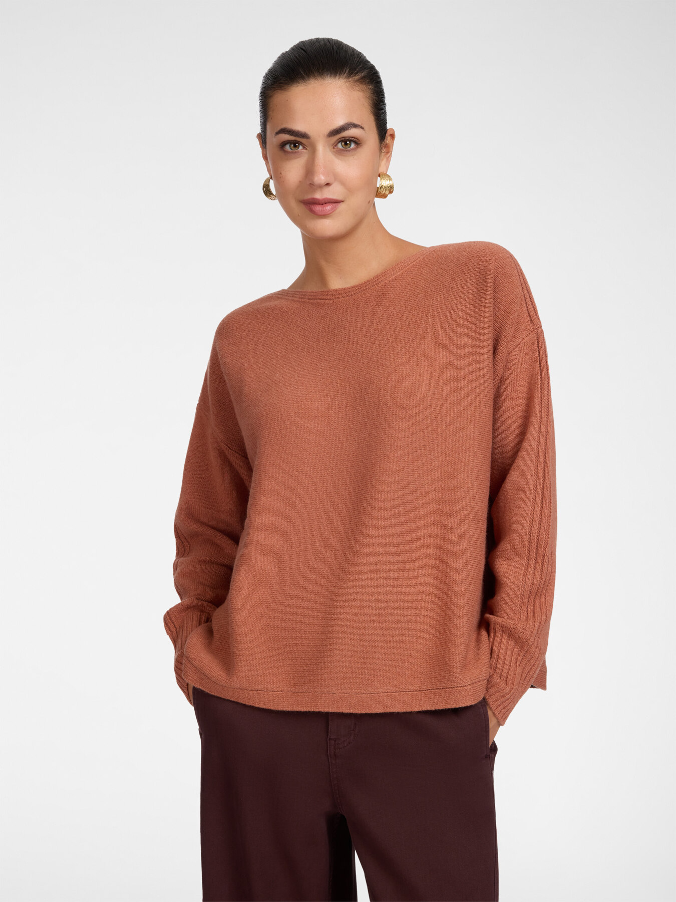 Pure wool boatneck sweater image number 0