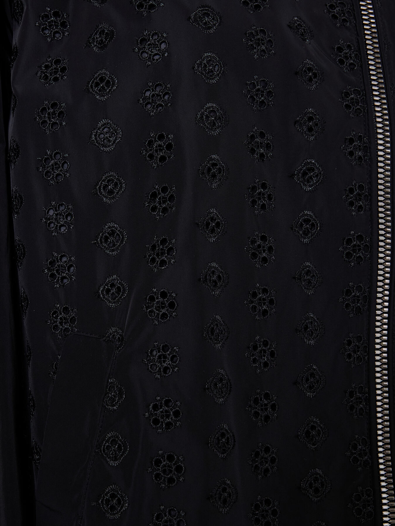 Nylon jacket with broderie anglaise embroidery image number 2