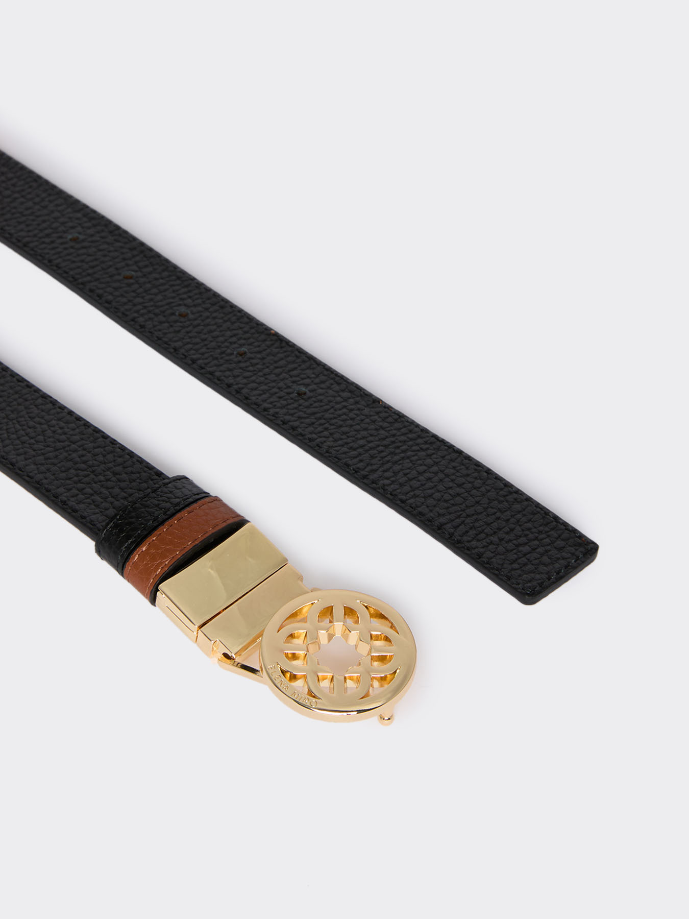 Reversible Monogram leather belt image number 5