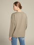 Sweatshirt with front pleat image number 1