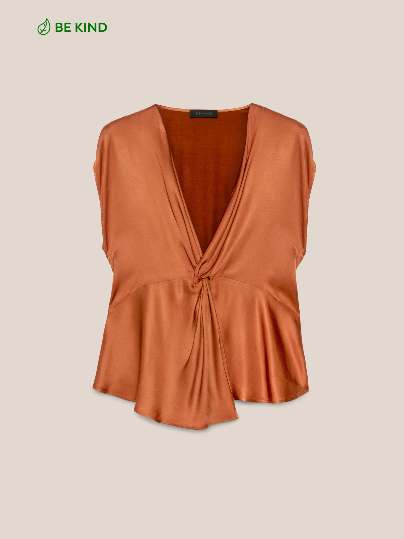 Top with ECOVERO™ viscose draping image number 4