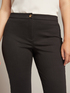 Pantalones rectos de punto milano image number 3