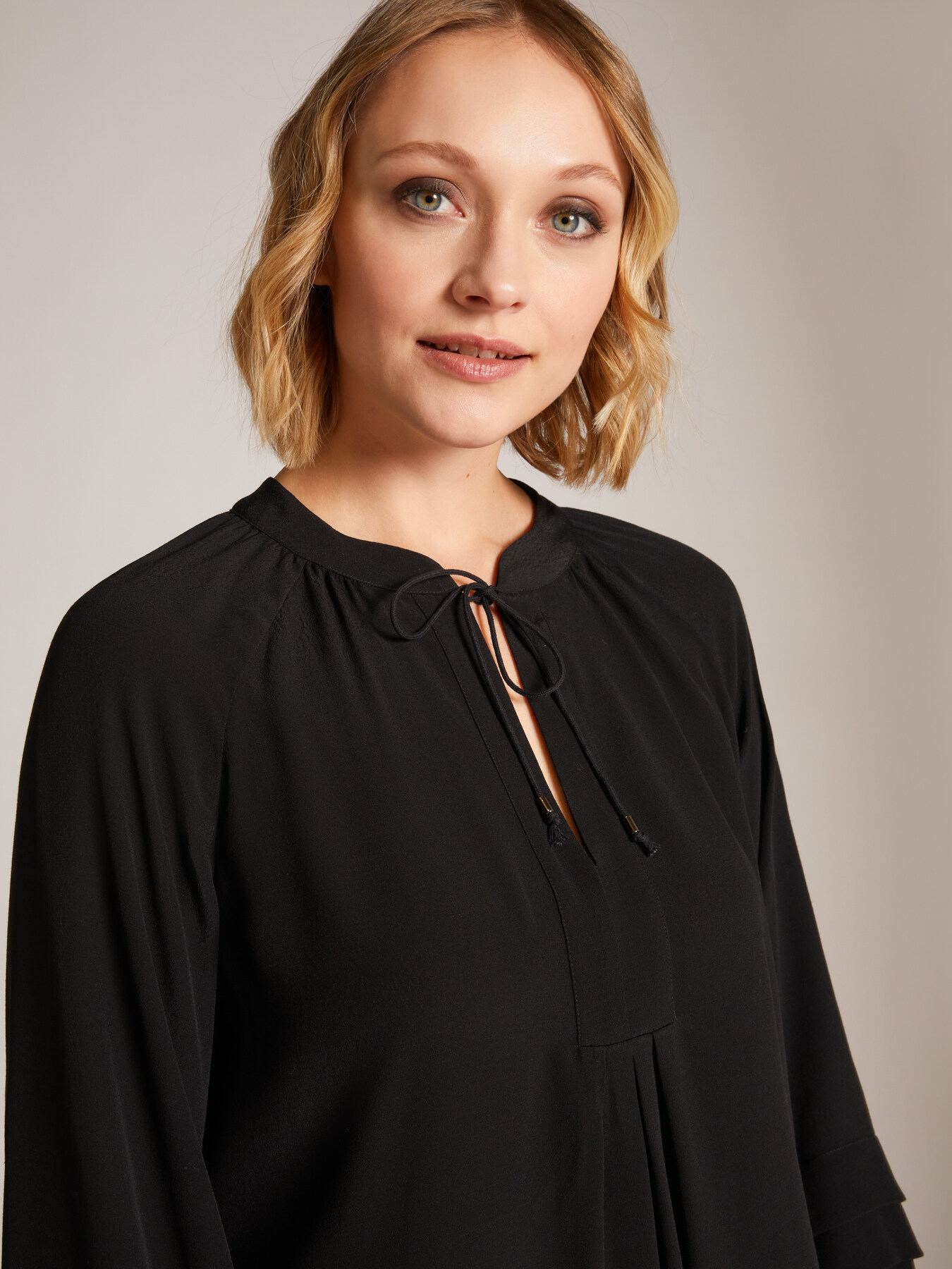 Robe évasée en viscose image number 3