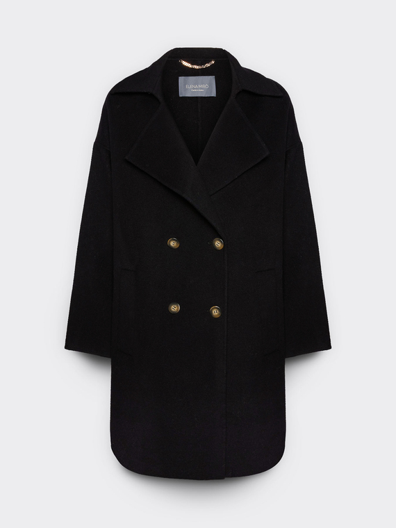 Caban sur mesure &agrave; col large